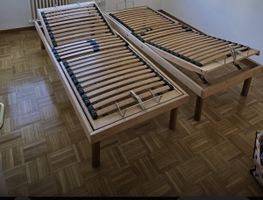 Letto con doghe in legno