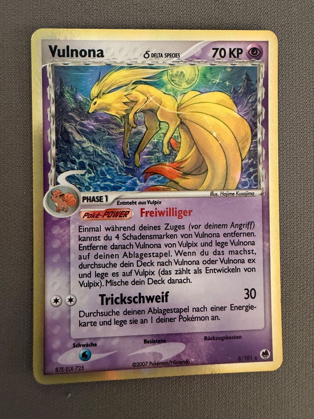 Pokémon Carte collezionabili: Pokemon Vulnona 8 /101 – Usato da untersiggenthal venduto da stephanymar