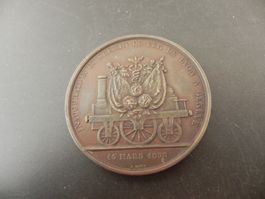 Medaille Inauguration du Chemin de Fer de Lyon à Genève 1858