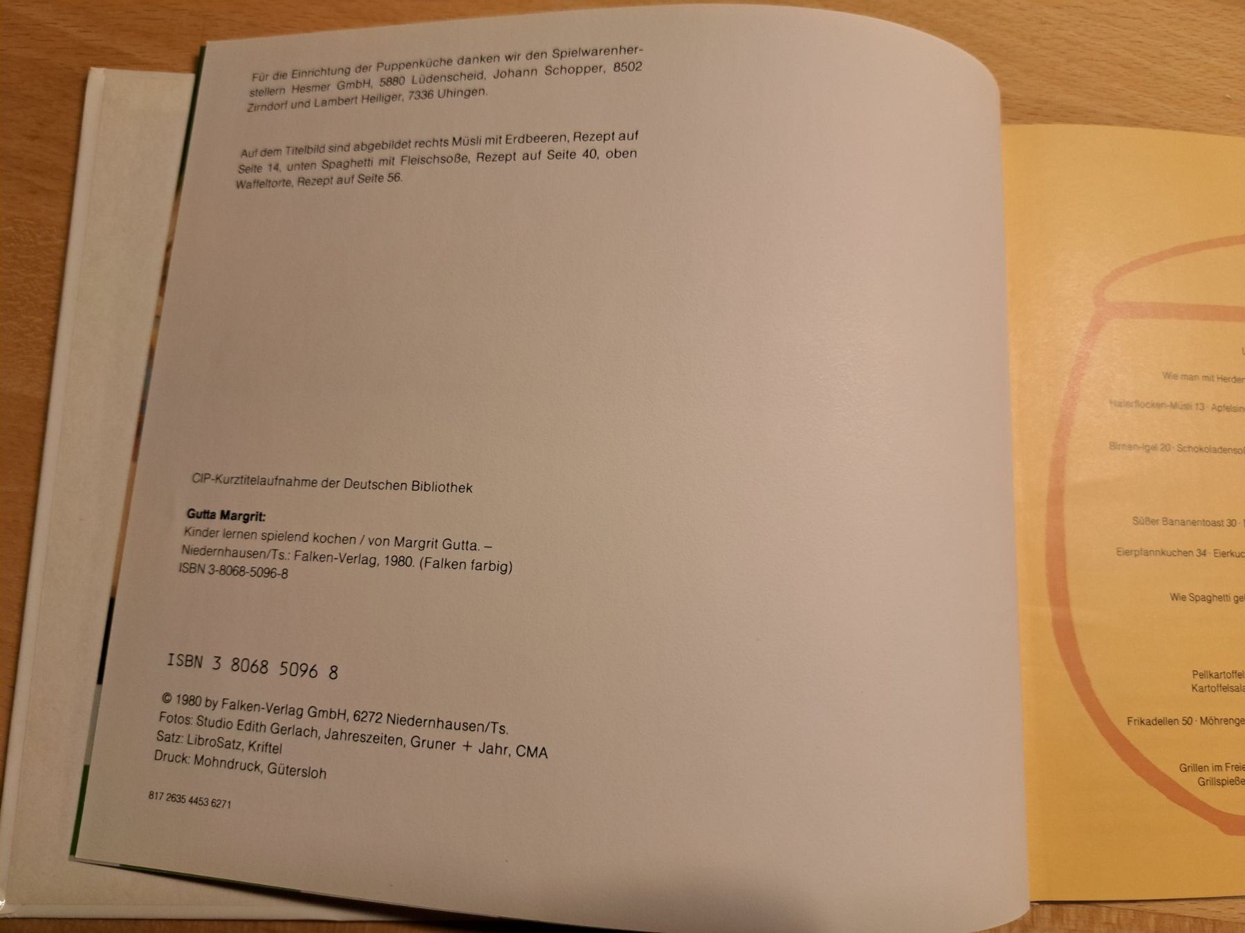 Libri: Kinder lernen spielend kochen. Buch – Usato da Glashütten venduto da Christheswiss 1