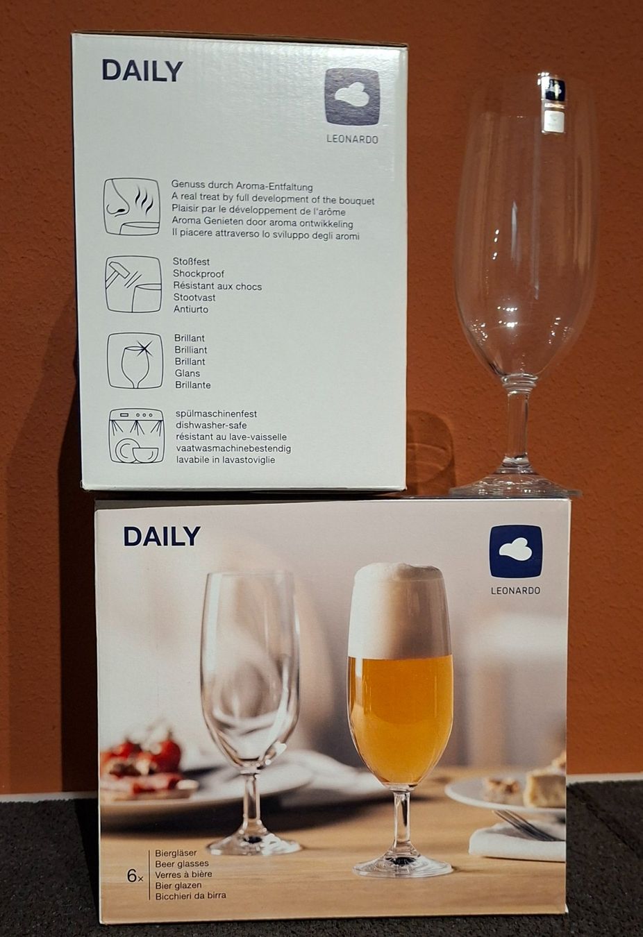 Bicchieri: Bierglas / Stangenglas von Leonardo – Nuovo e nell'imballaggio originale da Kefikon TG venduto da ode_fm6v
