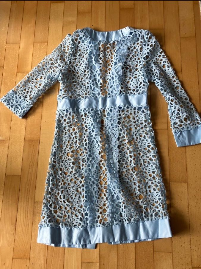Vestiti: Etui- Cocktail- Hochzeit Kleid Hellblau Grösse S – Nuovo (secondo la descrizione) da Stäfa venduto da ummroxana 4