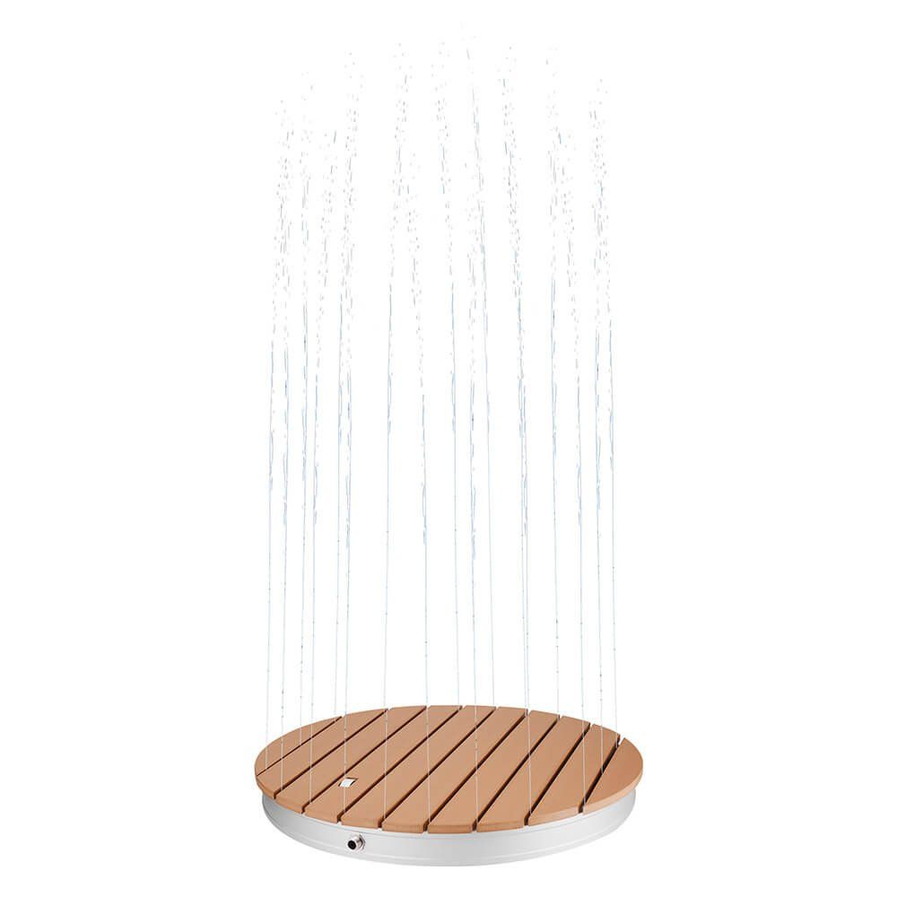 Docce: WPC Bodendusche CARLA - TEAK - ⌀70,5cm – Nuovo e nell'imballaggio originale da Wallenwil venduto da toesstal-vertrieb 2