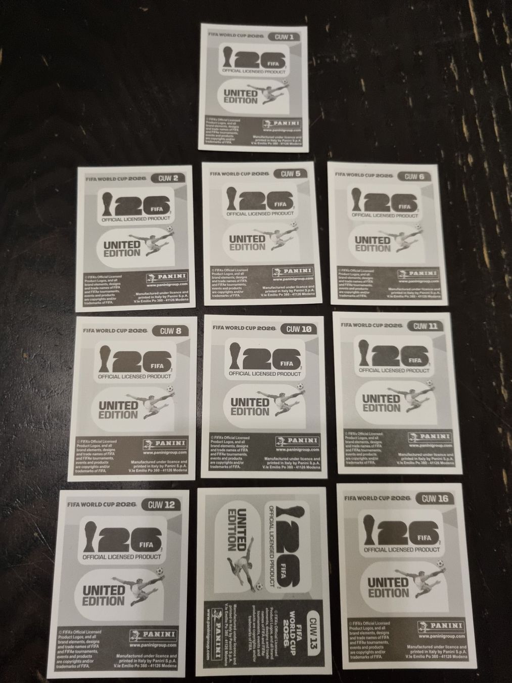 Panini Carte collezionabili: Panini  Sticker Set CUW 10 Stk – Nuovo (secondo la descrizione) da Kaiseraugst venduto da muggel27 1