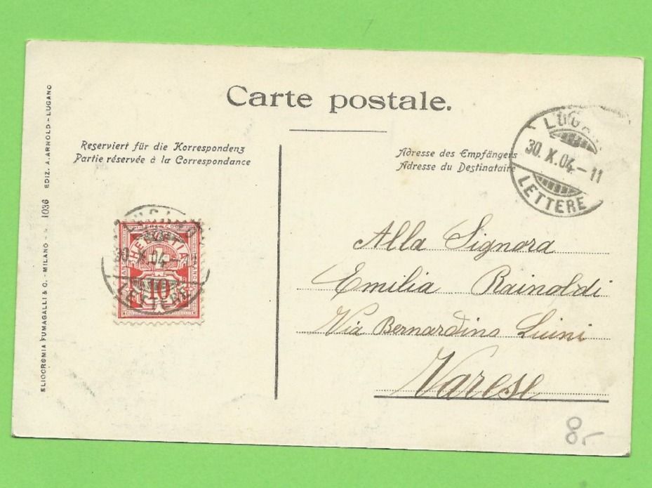 Cartes postales: Lugano, Fontana Bossi – D'occasion à Zürich par t24_de 1