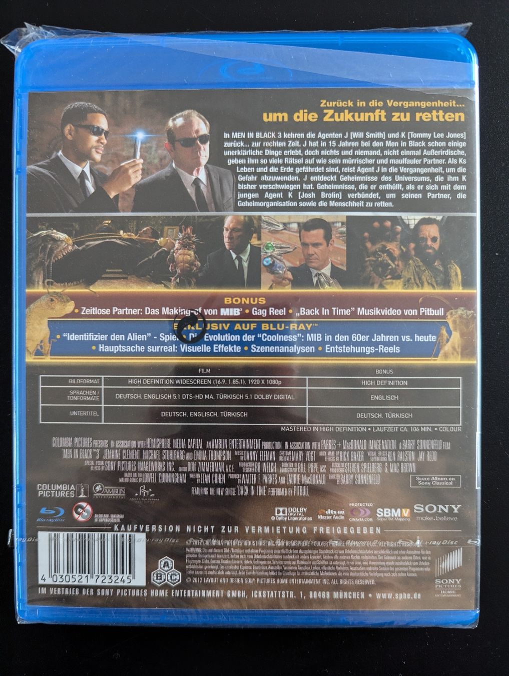 Tutti i DVDs: Men In Black 3 – Usato da Aarau venduto da usmichi 1