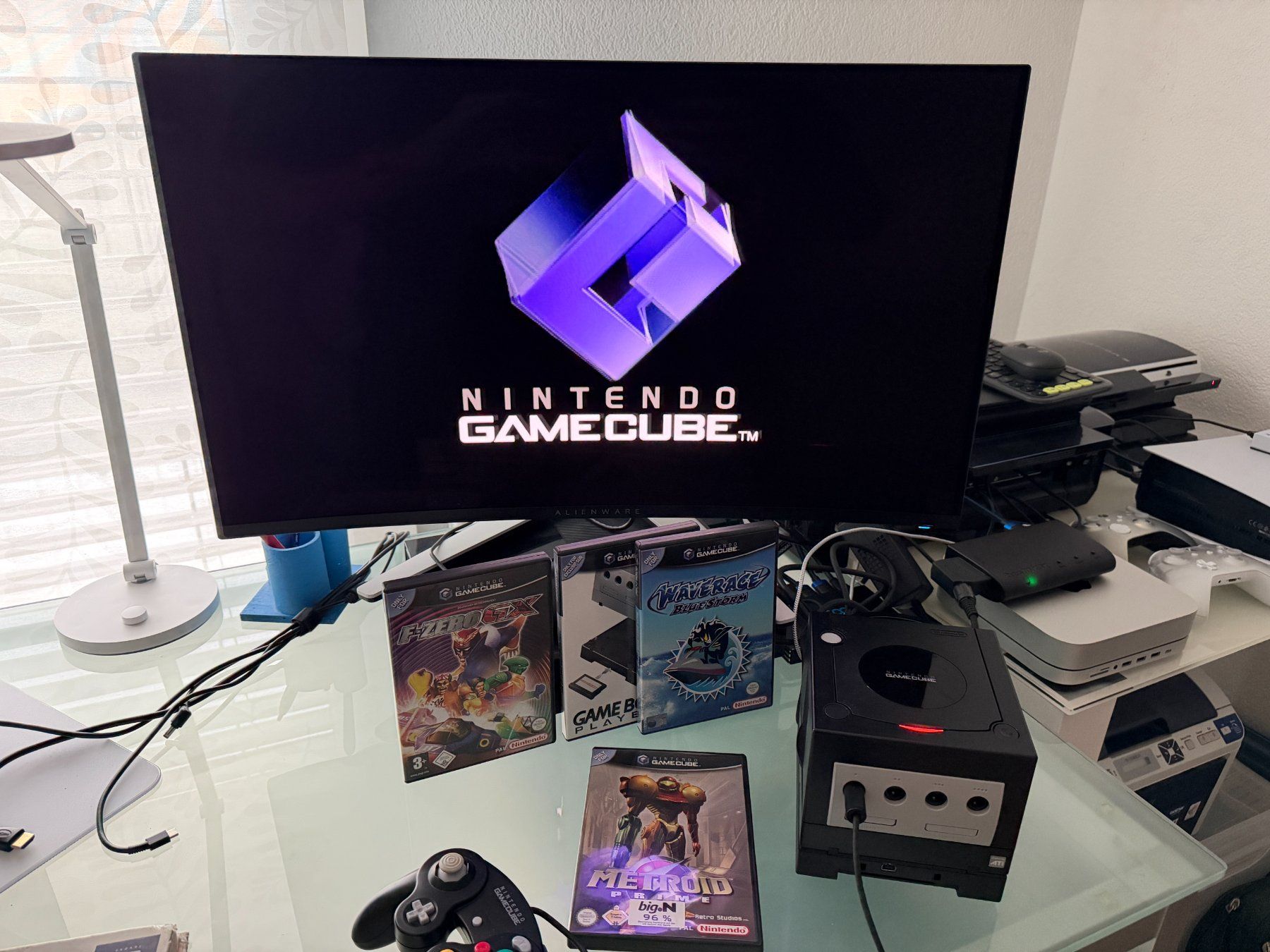 Nintendo Konsolen: Nintendo GameCube mit Game Boy Player und 13 Games – Defekt aus Kirchlindach von Snoopdoggy74