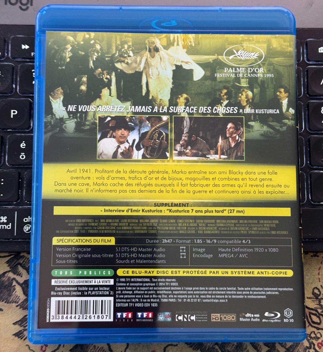 Tous les DVDs: Underground (1995) - Blu-ray – D'occasion à Semsales par __Florian__ 2