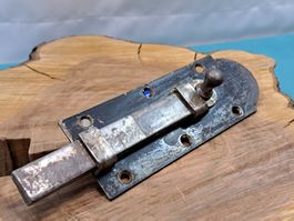1 antiker Tür Stossriegel, 14.7cm, Eisen (LOT1962#TBS1)