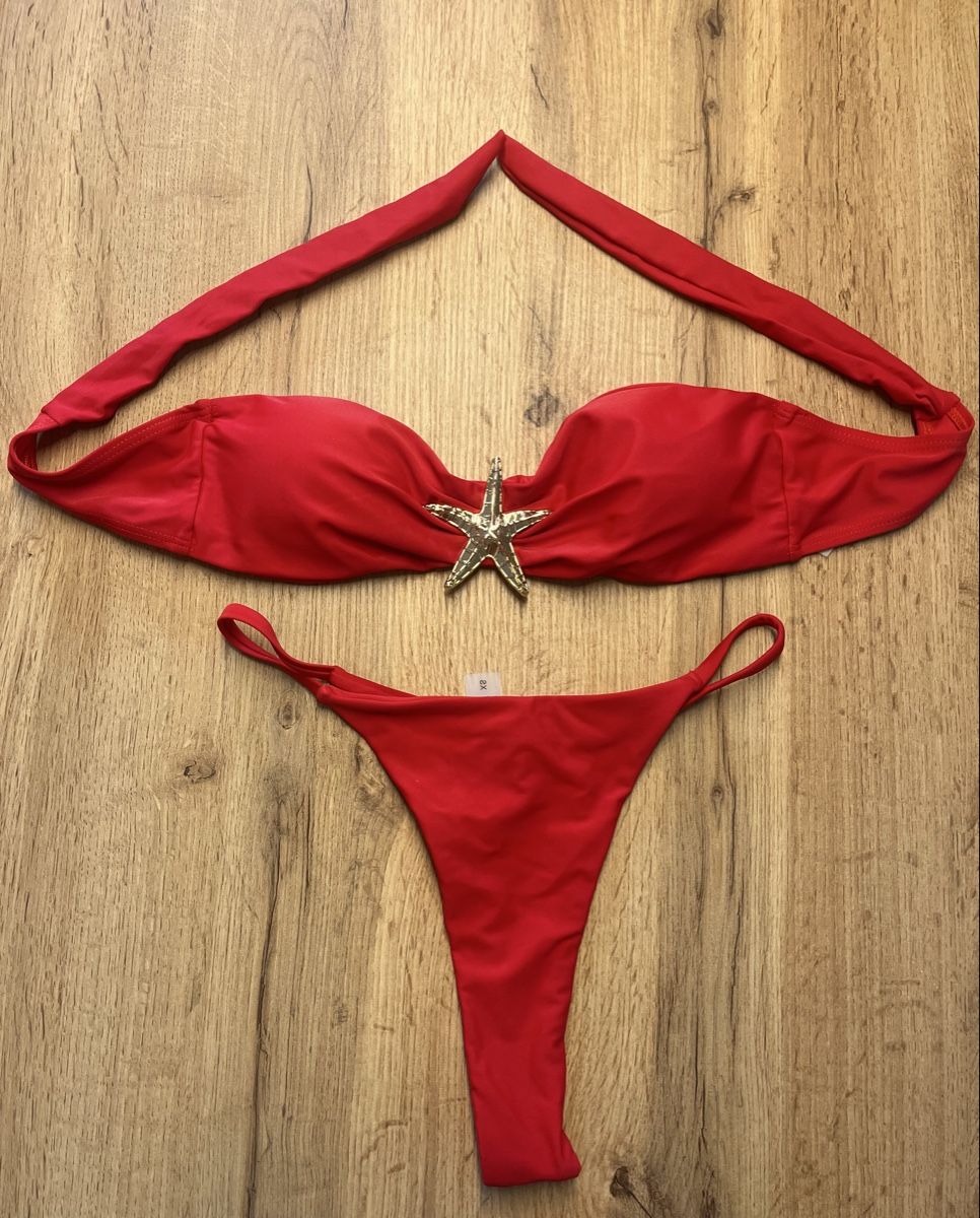 Costumi da bagno & Bikini: Sommerliche Bikini in Rot, Gr. XS – Nuovo (secondo la descrizione) da Cunter venduto da tiramisuuu_