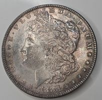Morgan Dollar 1883 US Silber Münze gebraucht