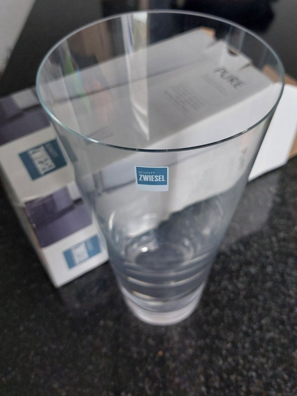 Zwiesel Vasi & Recipienti: Zwiesel Pure Kristallglas Vase – Nuovo e nell'imballaggio originale da Siebnen venduto da LastChanc2 2