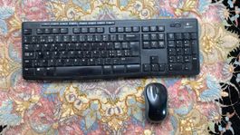 Logitech Wireless Keyboard & Maus MK270