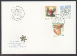 2010, FDC, Weihnachten (Nr. 1373–1375)