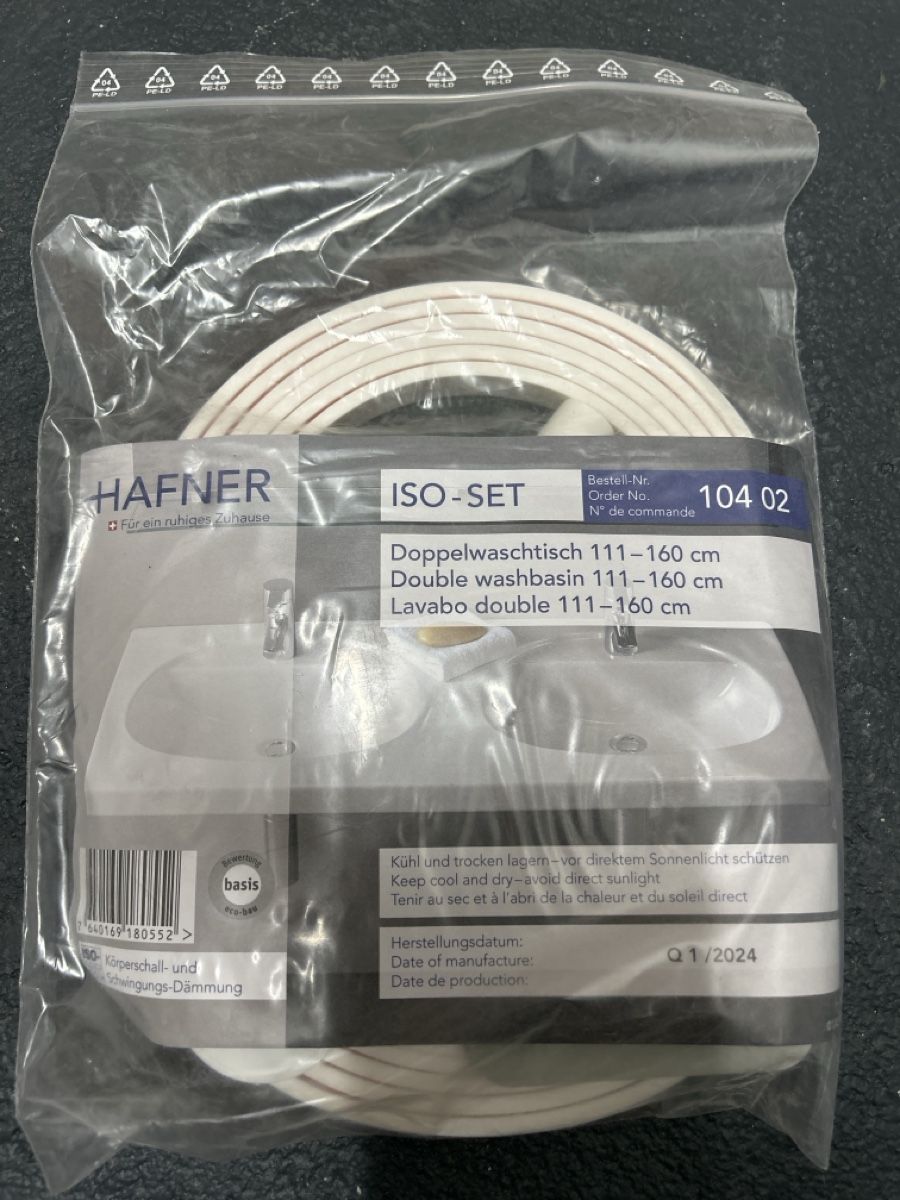 Sanitari: Iso-Set für Doppelwaschtisch – Nuovo e nell'imballaggio originale da Esslingen venduto da HP1973