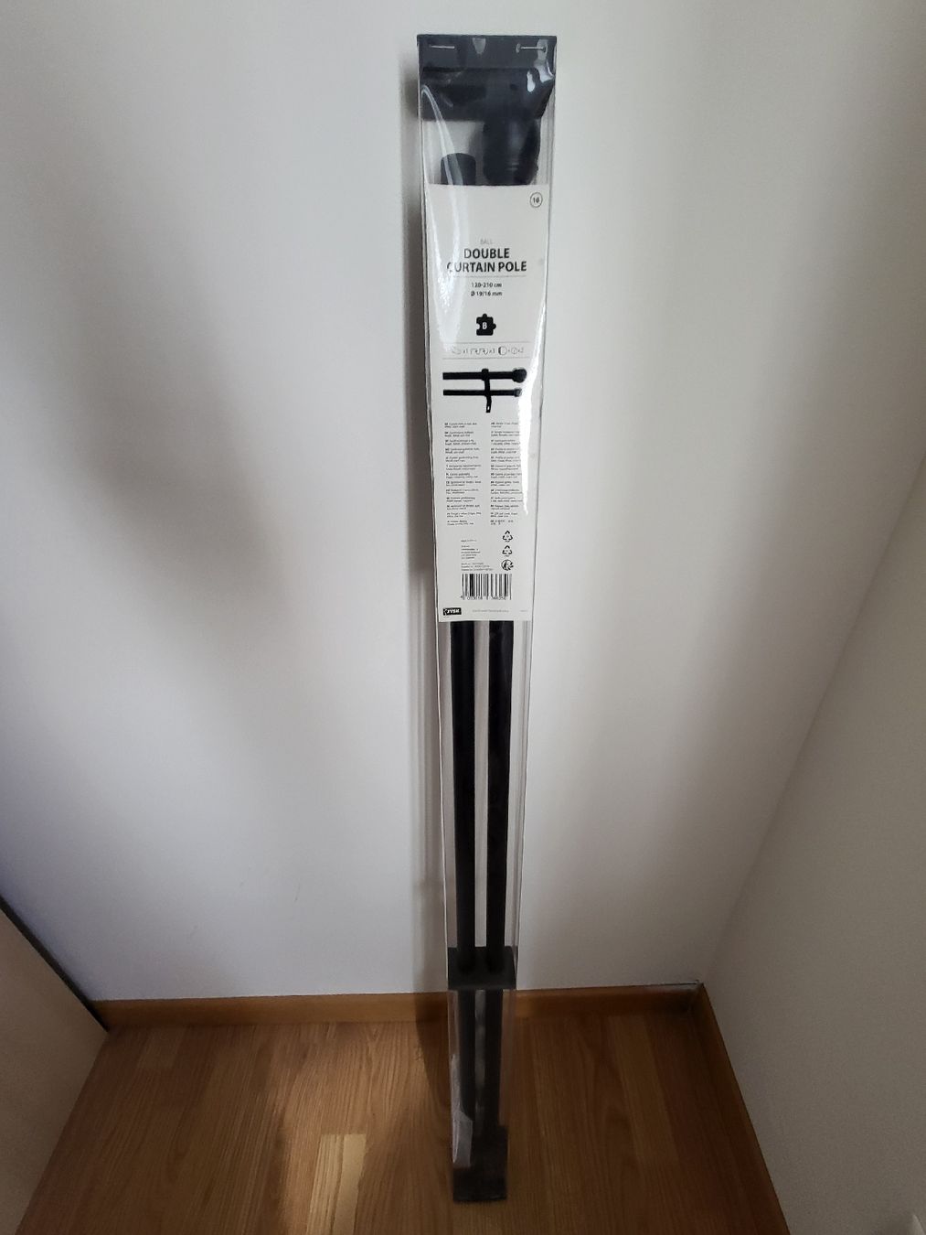 Jysk Altro per il bagno: Doppel-Vorhangstange schwarz  – Nuovo e nell'imballaggio originale da Tägerig venduto da Purzel75
