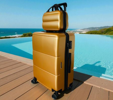 Beautycase + Reisekoffer Gr. L gateBAG 67cm Royal GOLD NEU