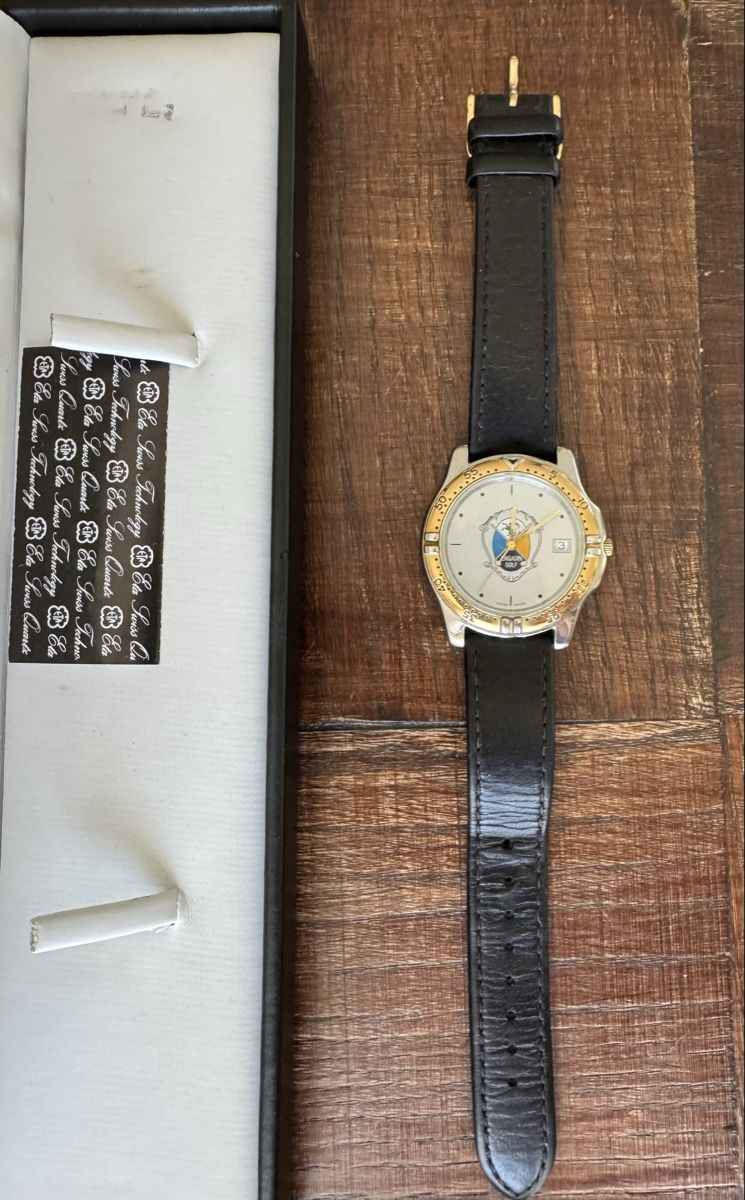 Orologi: Engadin Golf Uhr ETA Movement – Usato da Trélex venduto da stripedthrift 1