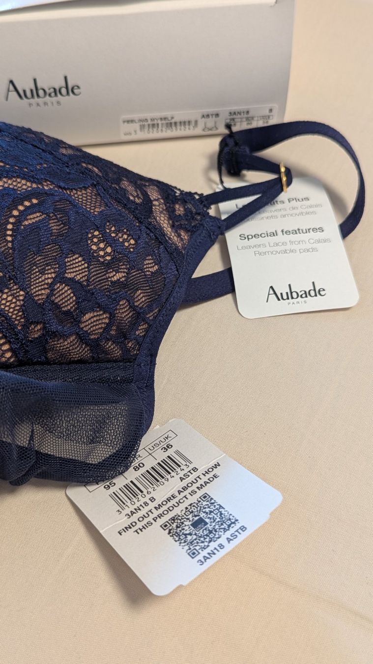 Aubade Sonstige Unterwäsche: Aubade Paris Feeling Myself Push-up Bra 80B, NEW, Tags + Box – Neu und originalverpackt aus Zürich von jus_wjj2 3
