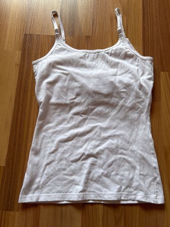 Weisses Stilltop von Glamourmom, Grösse L, Top Zustand