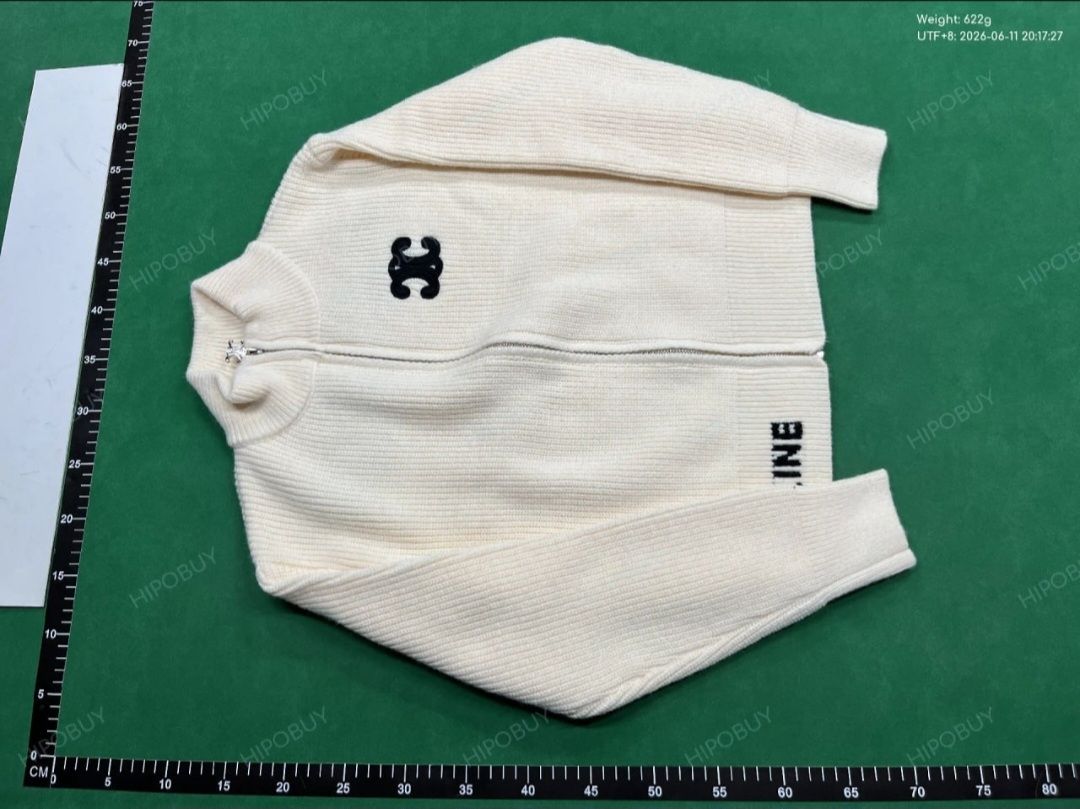 Maglioni & Felpe: Pull zippé CELINE en tricot crème. – Nuovo (secondo la descrizione) da courtelary venduto da meh_hgx9 2