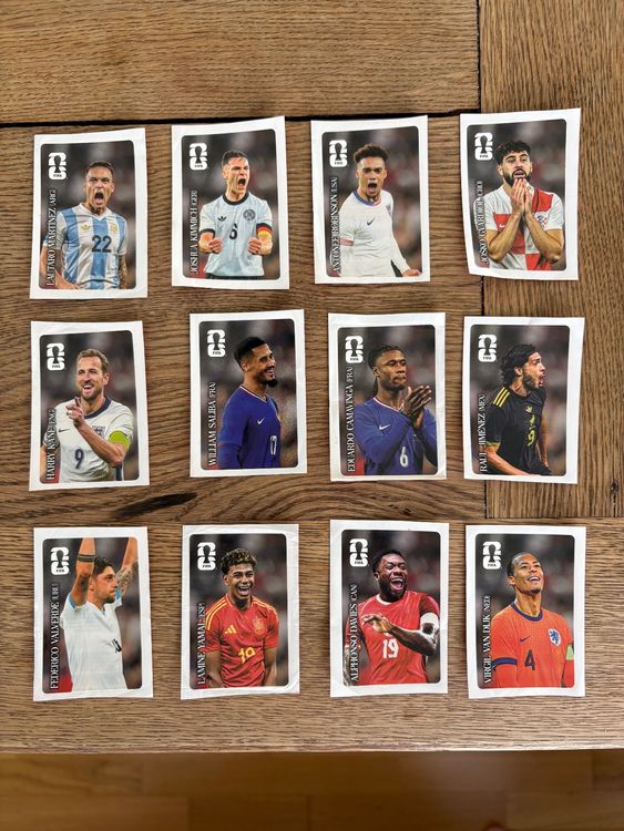 Coca Cola Panini WM 2026 Sticker / Alle 12 Sticker (Gebraucht) in ...