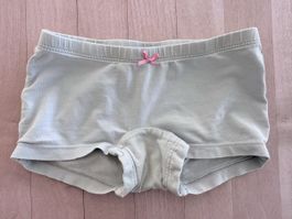 Mädchen Hipster Unterhose 98-hellblau mit Schleife Gr. 104