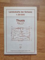 Landeskarte der Schweiz; Thusis von 1973
