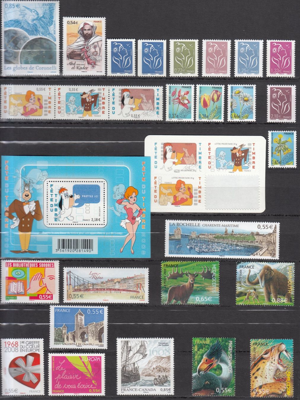 Tous les timbres: Frankreich 2008 postfrisch – D'occasion à Bürglen TG par StampGraf 3