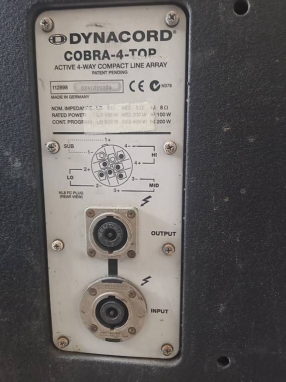 Haut-parleurs: Dynacord Cobra 4 Boxen – D'occasion à Buochs par von_mzm8 3