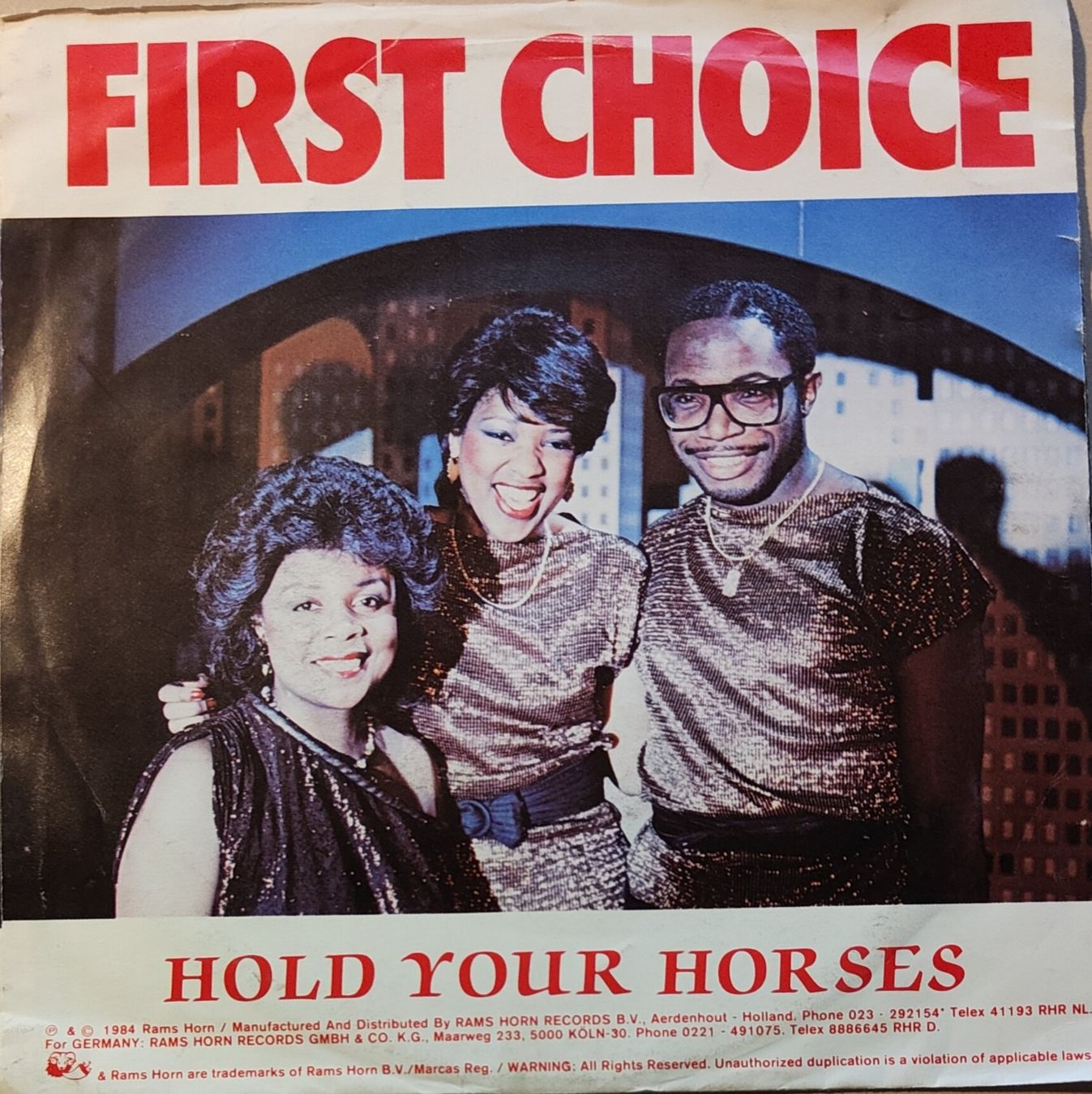 Dischi in vinile: Vinyl-Single First Choice - Hold Your Horses – Usato da Langenthal venduto da Modo39