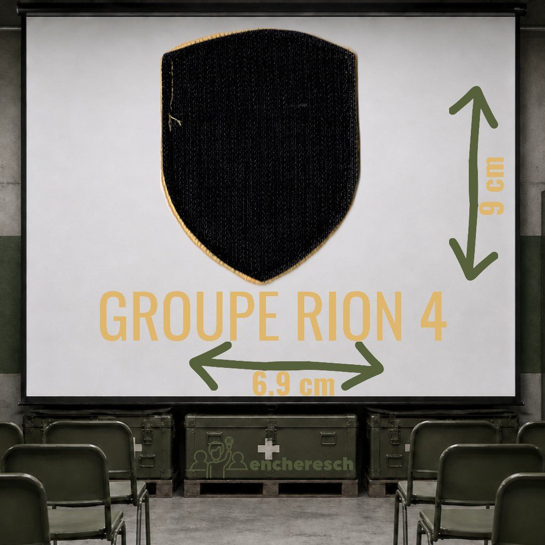 Schweizer Armee Plaketten & Abzeichen: Patch - Badge [GROUPE RION 4] – Neu (gemäss Beschreibung) aus Bière von encheresch 1