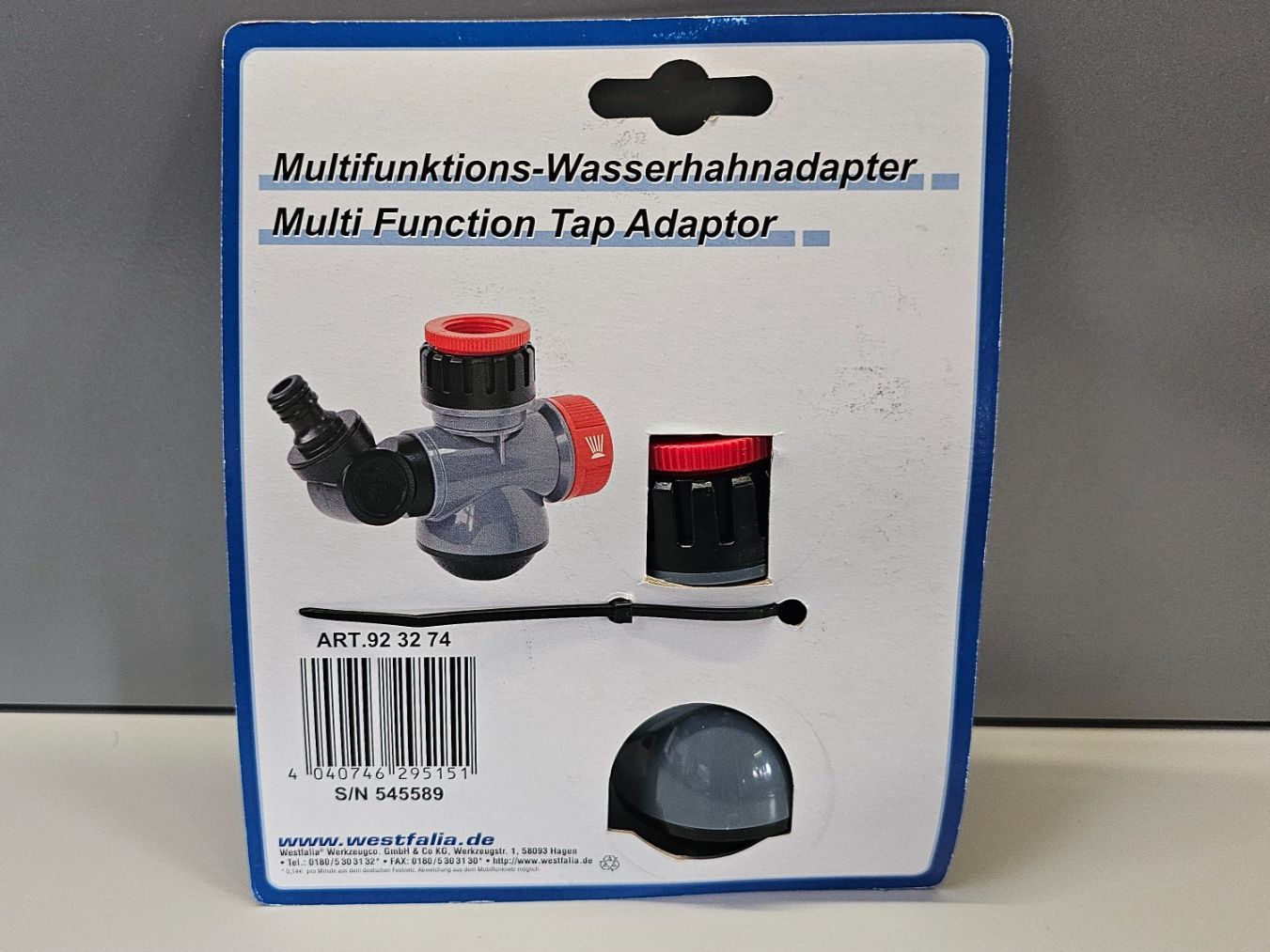 Rubinetteria: Wasserhahn Adapter ab Fr. 1.- neu OVP – Nuovo e nell'imballaggio originale da Jegenstorf venduto da Bracher_Mail-House 3