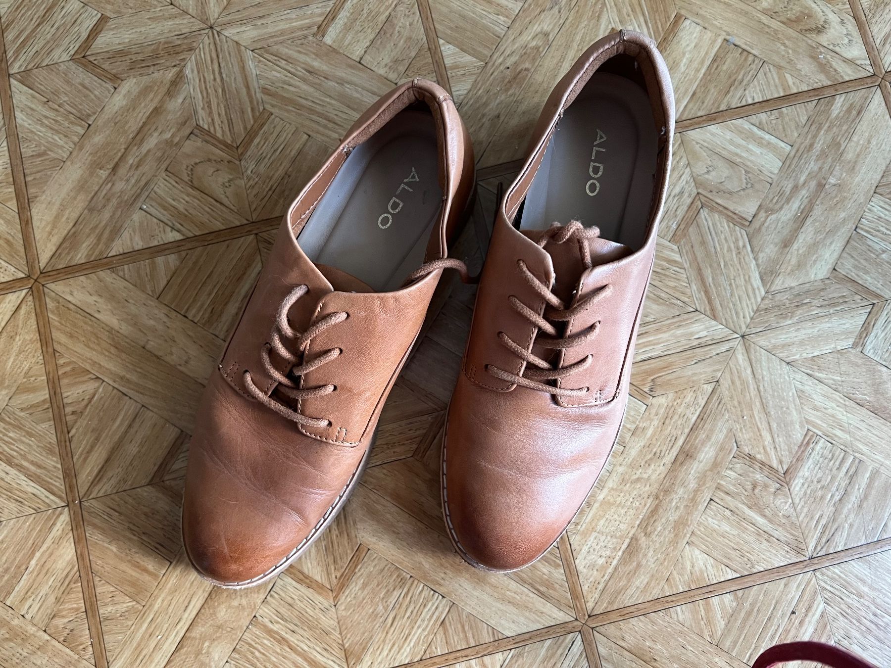 Aldo Damenschuhe: Aldo Lederschuhe, Gr. 38 Schnurschuhe – Gebraucht aus Chiasso von ludi_a6 1