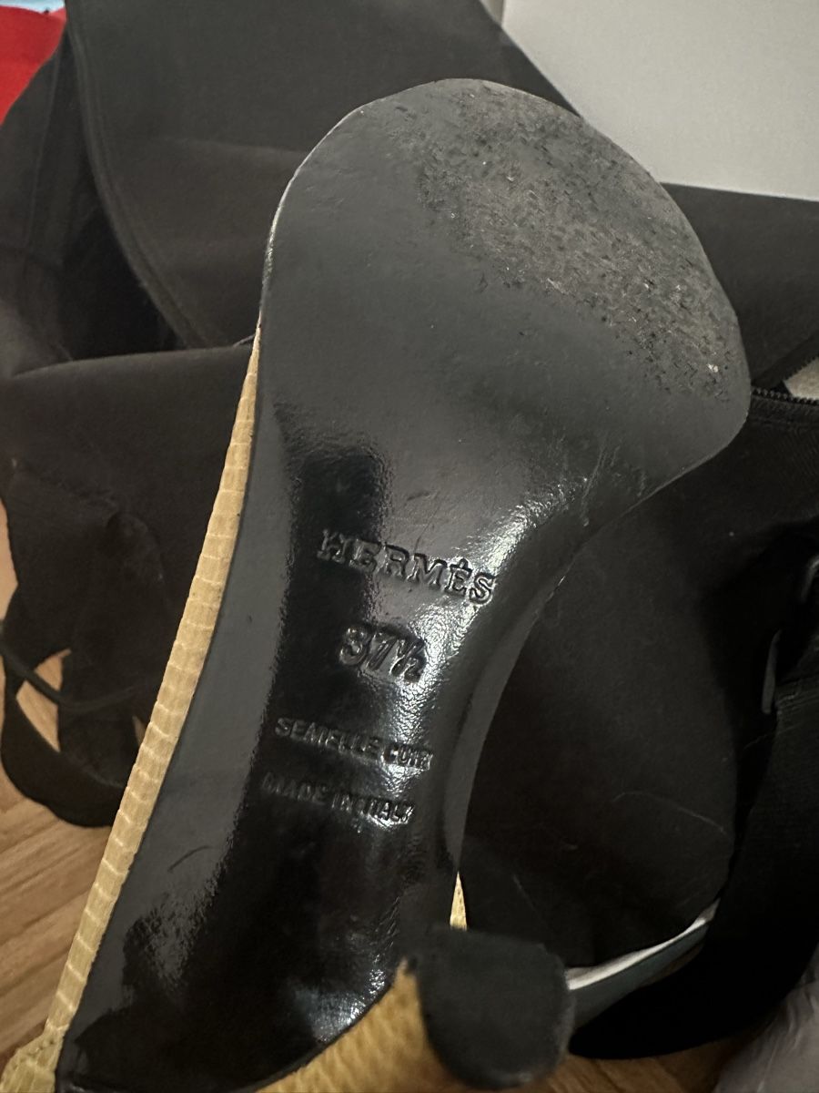 Hermès Damenschuhe: Hermès Lizard  Heels Size 37.5 – Gebraucht aus Schaffhausen von Nadiuna 1