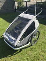 Croozer Kid Keeke 2 Kinderanhänger 2Sitzer grau Veloanhänger