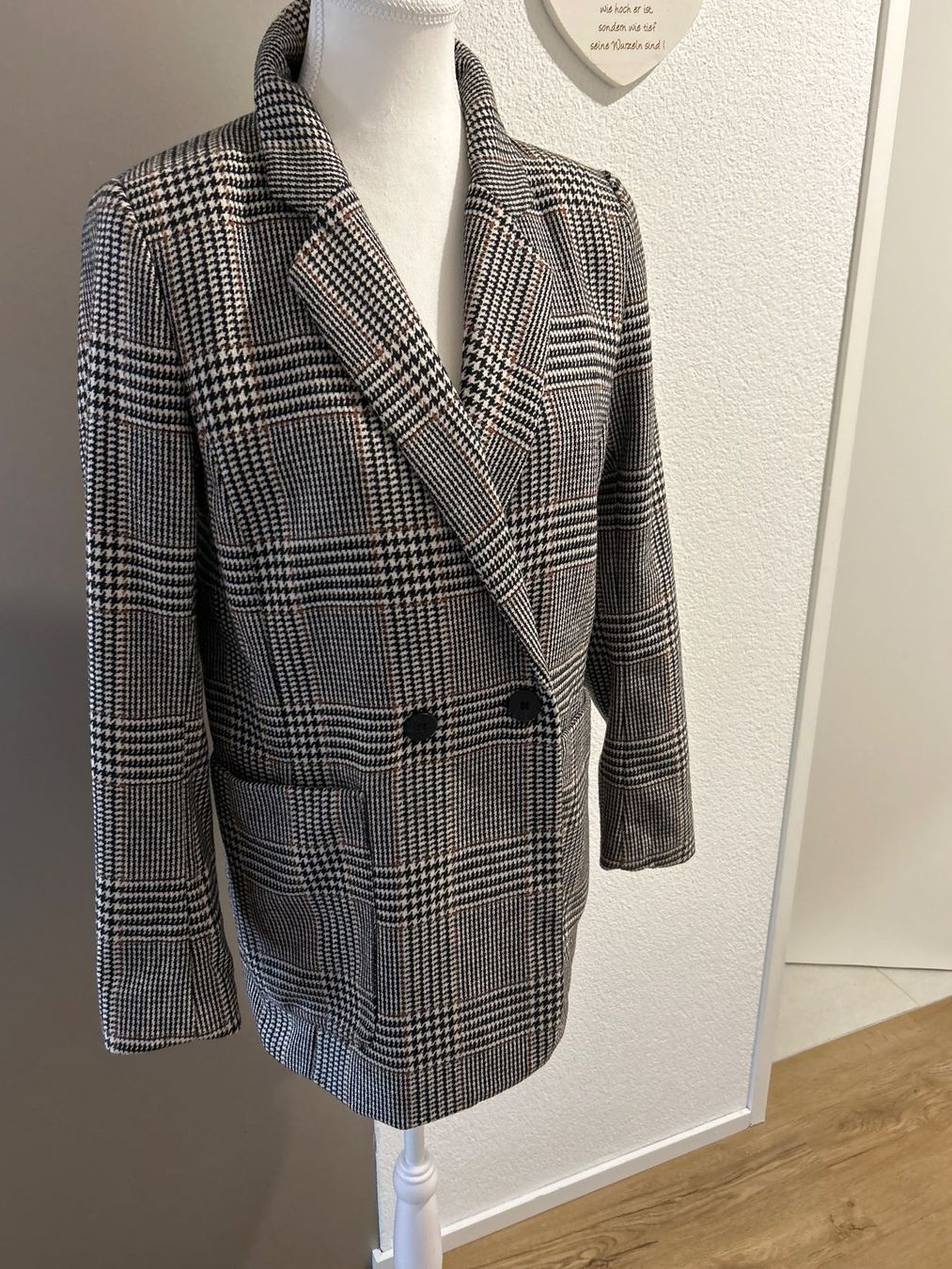 Giacche: Jacke kariert mit 24% Wolle – Usato da Brunnen venduto da Nala2929 2