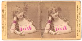 Stereo-Fotografie Portrait einer hübsch