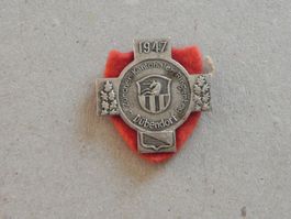 Abzeichen Sport Fest Ringen Ringertag  Dübendorf ZH 1947
