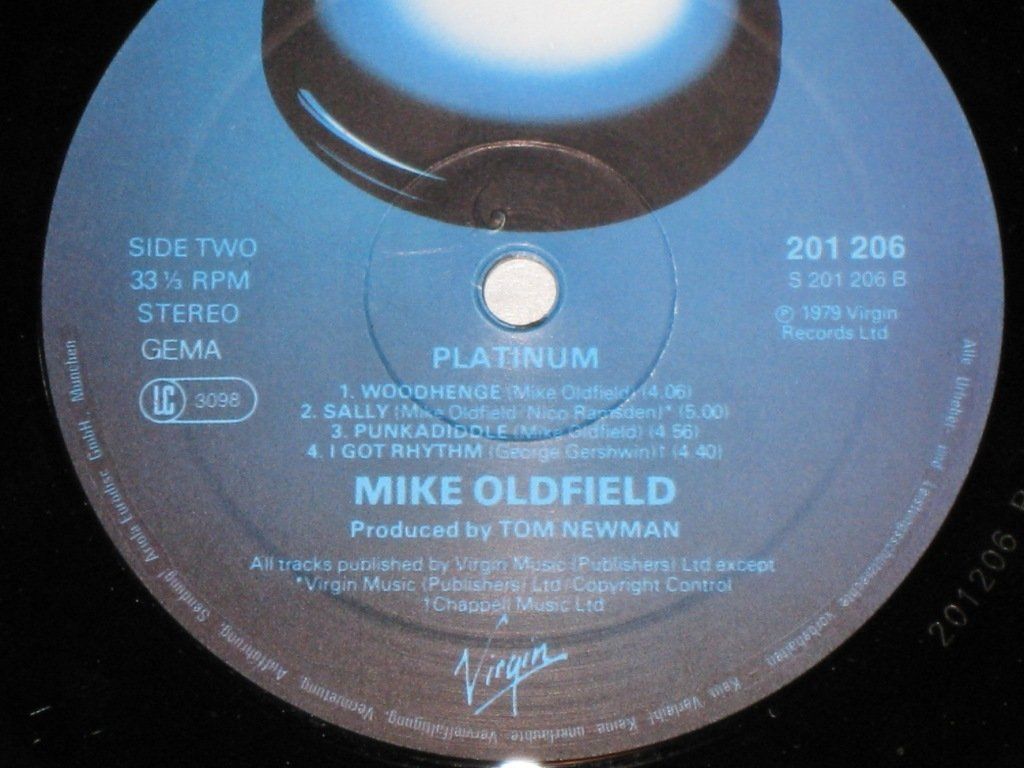 Schallplatten: LP - MIKE OLDFIELD - PLATINUM – Gebraucht aus Steckborn von Quo7 2