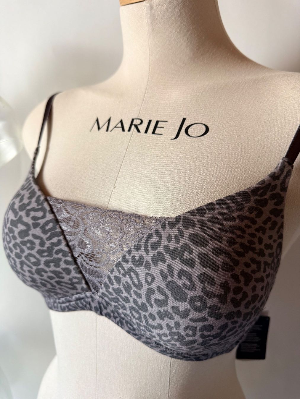 Beldona Altra biancheria intima: BELDONA, BH ohne Bügel EILA, Grösse 70C, Grau Leopardprint – Nuovo e nell'imballaggio originale da Rudolfstetten venduto da gst_g7xl 2