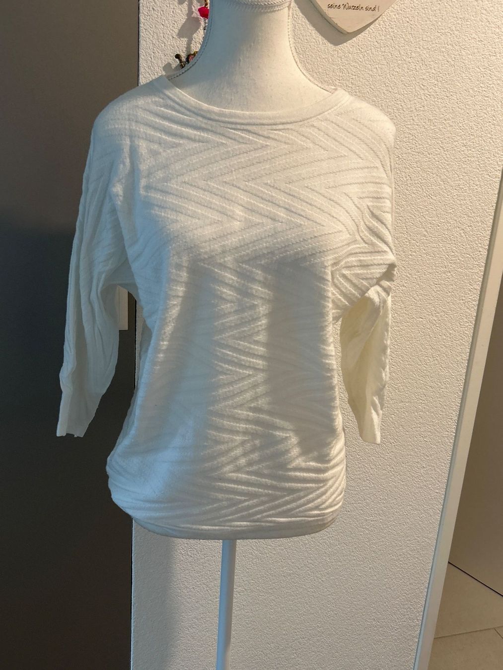 Pullover & Sweatshirts: 3/4 Arm Pullover ecru Gr. S – Neu (gemäss Beschreibung) aus Brunnen von Nala2929 2