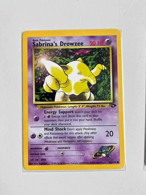 Pokemon Gym set Sabrinas Drowzee 95/132 (Gebraucht) in für CHF 2 – mit ...