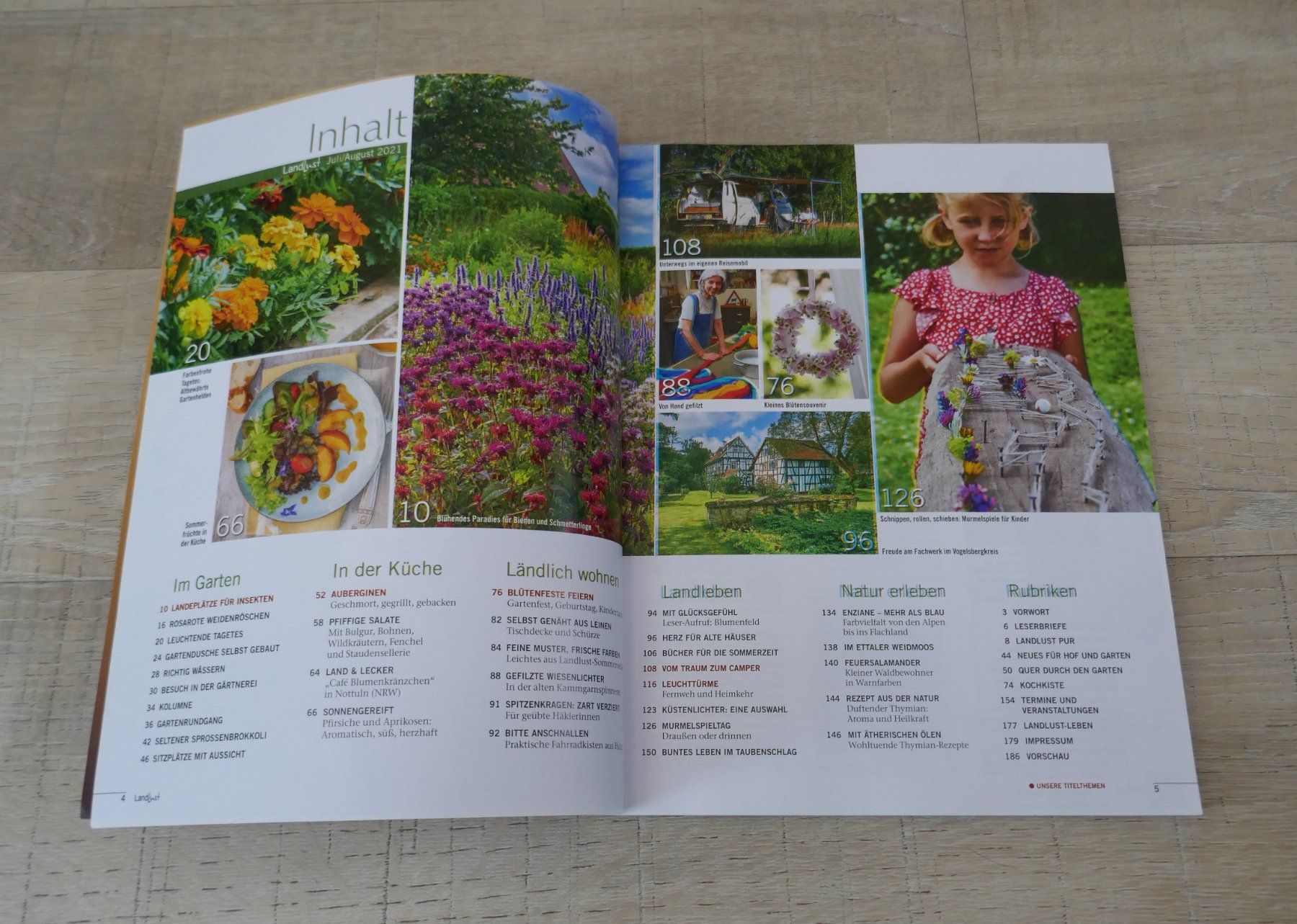 Riviste & Magazine: Zeitschrift Landlust Juli/August 2021 – Usato da Port venduto da uzuku 2