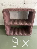 Weingestell „Multi“ aus Tuffstein 50x50x27 mit Zwischenboden