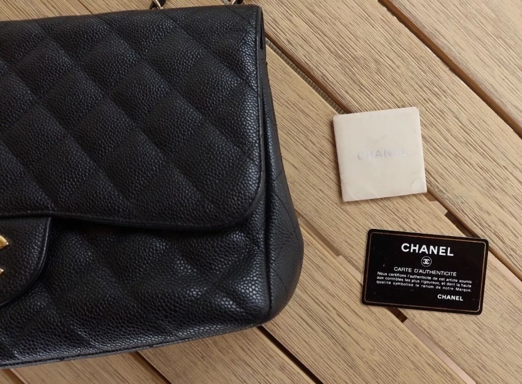 Chanel Sacs femmes: Chanel Jumbo Single Flap Caviar GHA – D'occasion à Zuzwil SG par Seache 8