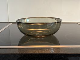Gr. Schale Glas rauchfarben Orrefors fuga S. Palmqvist 1953