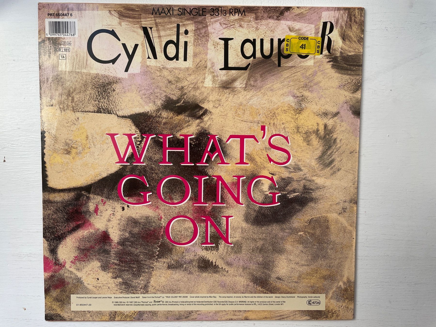 Dischi in vinile: Cyndi Lauper - What's Going On - 12" Maxi, 1987 – Usato da Zürich venduto da Andy_t71 1