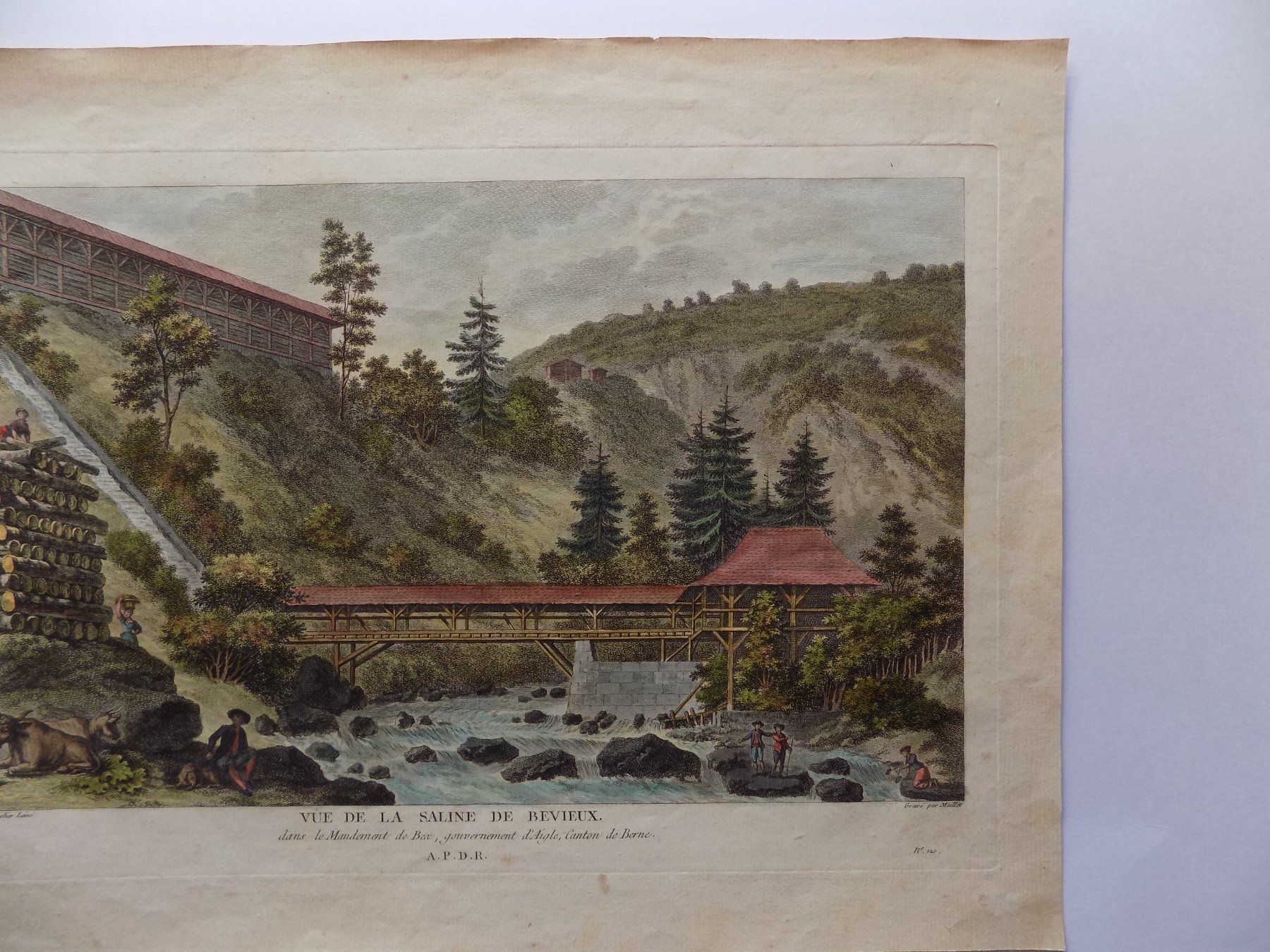 Gravures: Bevieux la Saline – D'occasion à Risch par Antikfee 2
