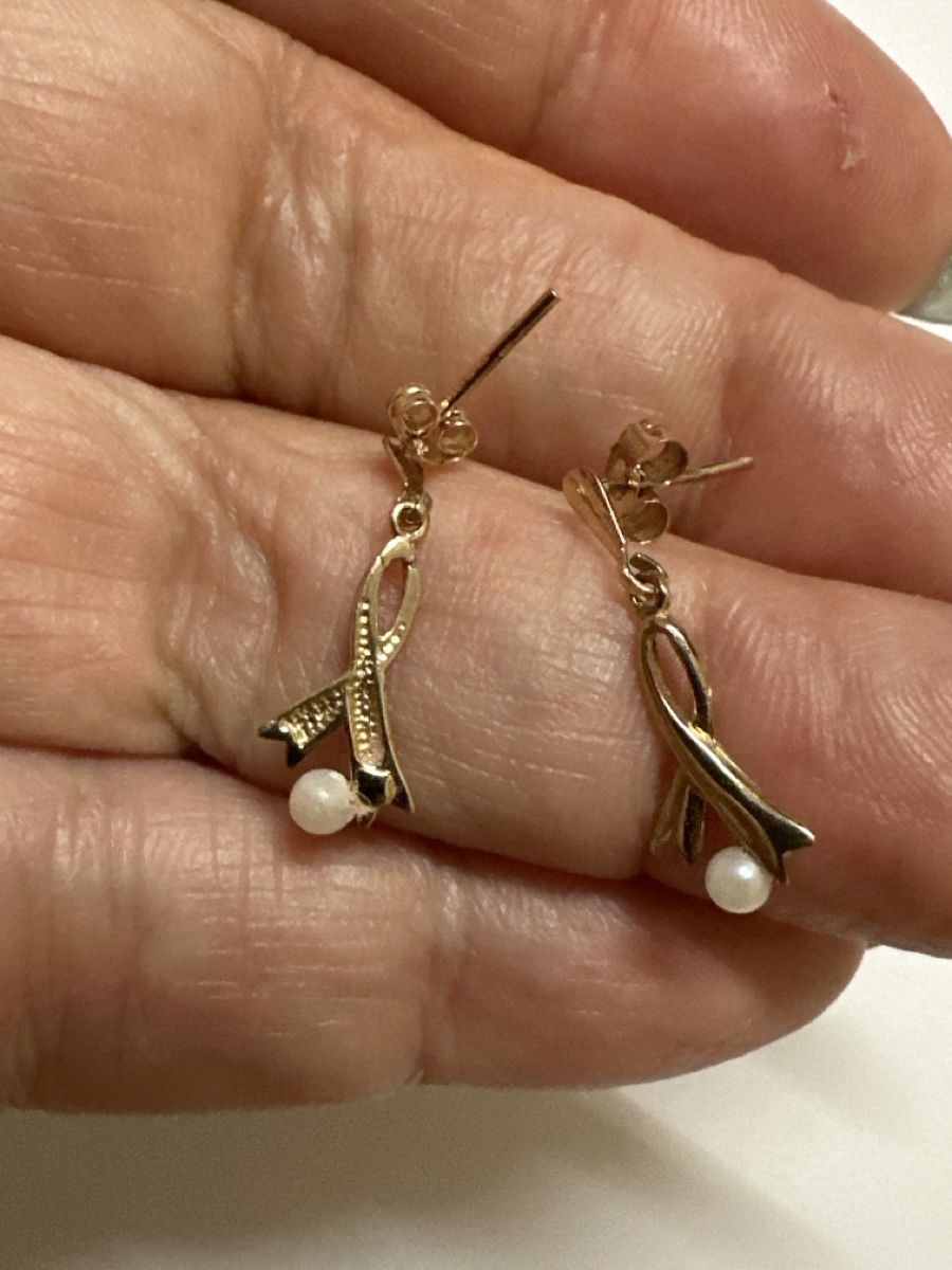 Boucles d'oreille: Boucles d’oreilles en or 9 carats – D'occasion à Montreux par Pipo7878 1